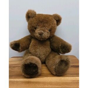 House of Hull Plush Teddy Bear Tan 15" Stuffed Animal EUC 1985 Vintage